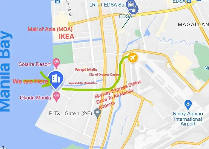 Apartment Luxury 2br Retreat Next To Okada Solaire Casino Moa Airsports